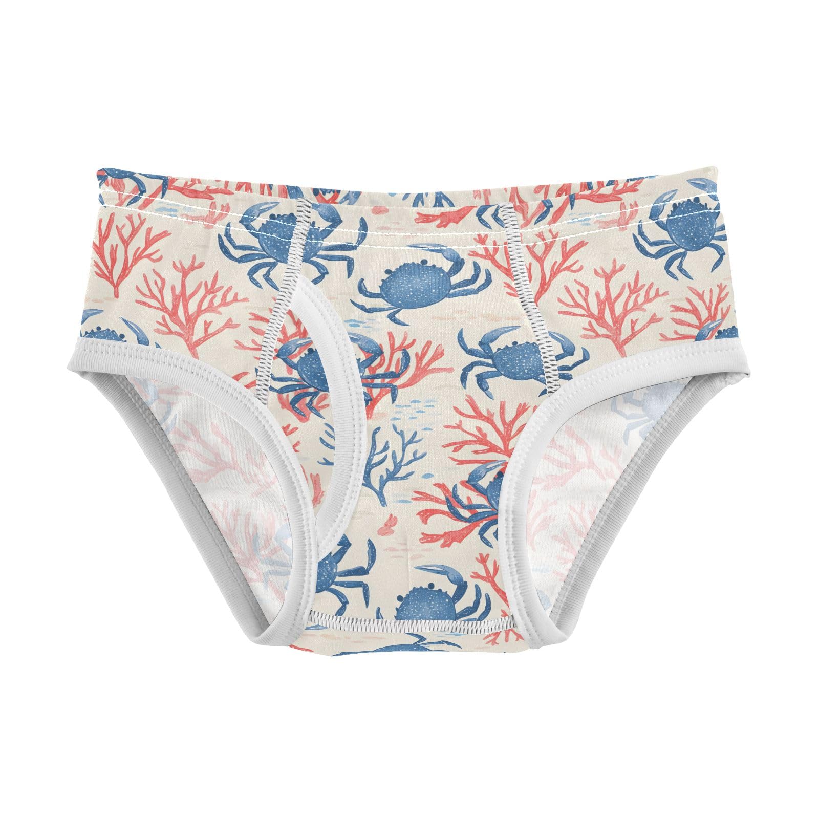 Boys Exclusive Briefs Toddler Underwear 95 Combed Cotton Boxerbriefs 2T Blue Crab