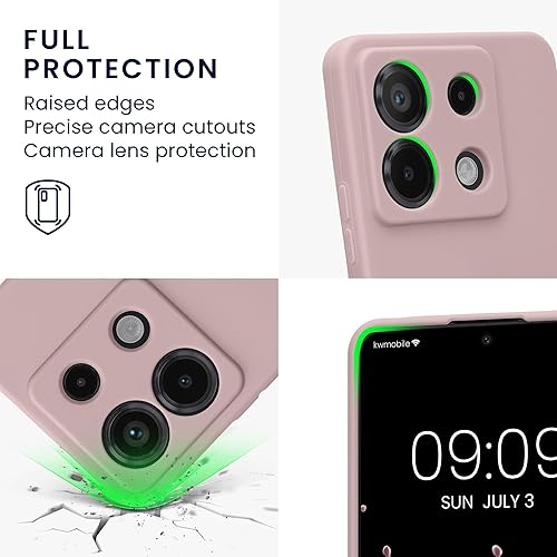 Vista 112 de kwmobile Funda compatible con Xiaomi Redmi Note 11 / Note 11S - Funda protectora de silicona TPU suave y delgada - Azul Báltico Azul (Baltic Blue)