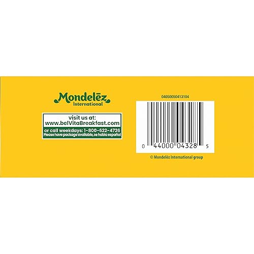 Miniatura 20 de belVita Sándwiches de galletas de barra de desayuno, crema de chocolate negro, 30 paquetes en total, 6 cajas (2 galletas por paquete)