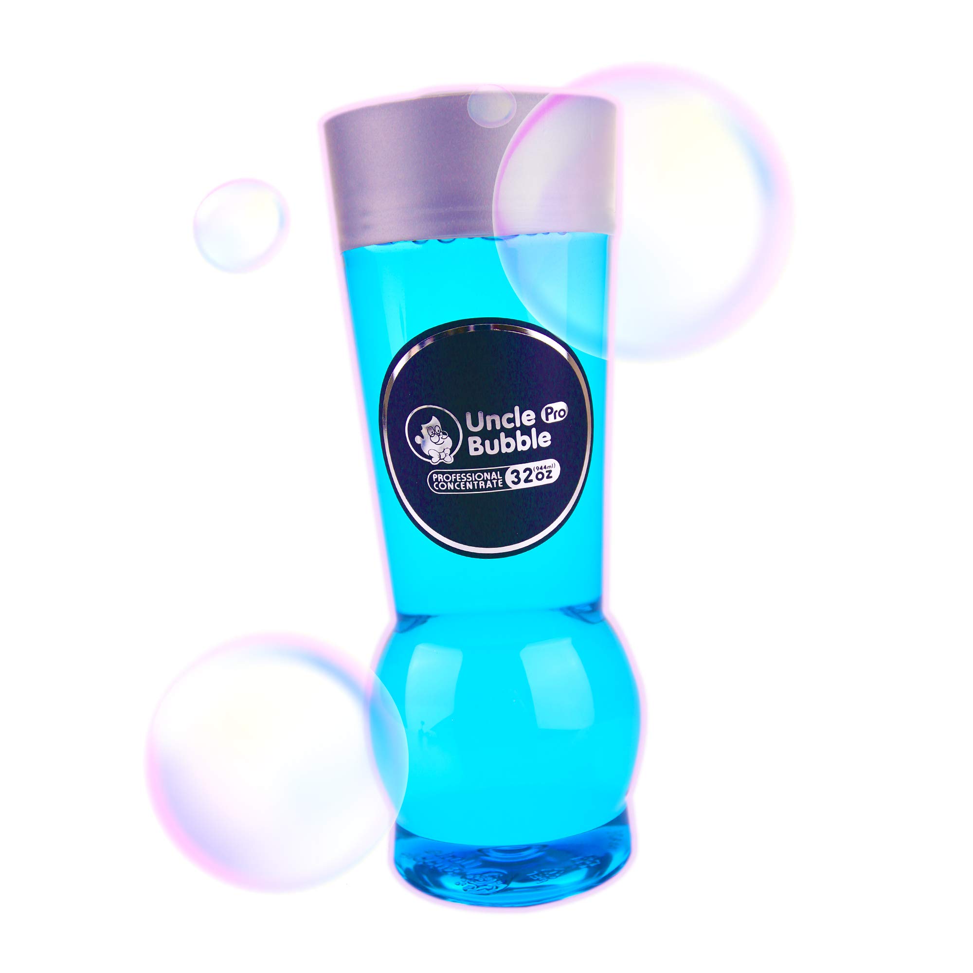 Uncle Bubble BUB-101 940 Mililitres (32 Fluid Ounces). High-Performance Concentrate Makes 9.5 litres Solution for Giant Wands, Machines, Bubble Blowers, Transparent