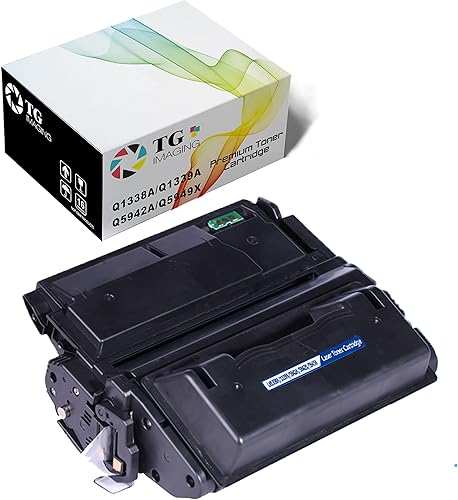 TG Imaging Cartucho de tóner compatible de repuesto para impresoras Laserjet 4200 4200DTN 4250 4250DTN 4250 4250DTN 4300 4350