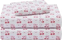 Vista 23 de Viviland - Juego de sábanas para cama individual de 3 piezas para niños y niñas, azul océano - Sábanas bajeras ajustables y planas de microfibra