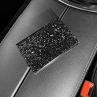 Vista 8 de Bling Bling - Tarjetero para tarjetas de visita de cristal brillante, de acero inoxidable, tarjetero de negocios, tarjeta de crédito, bolsillo