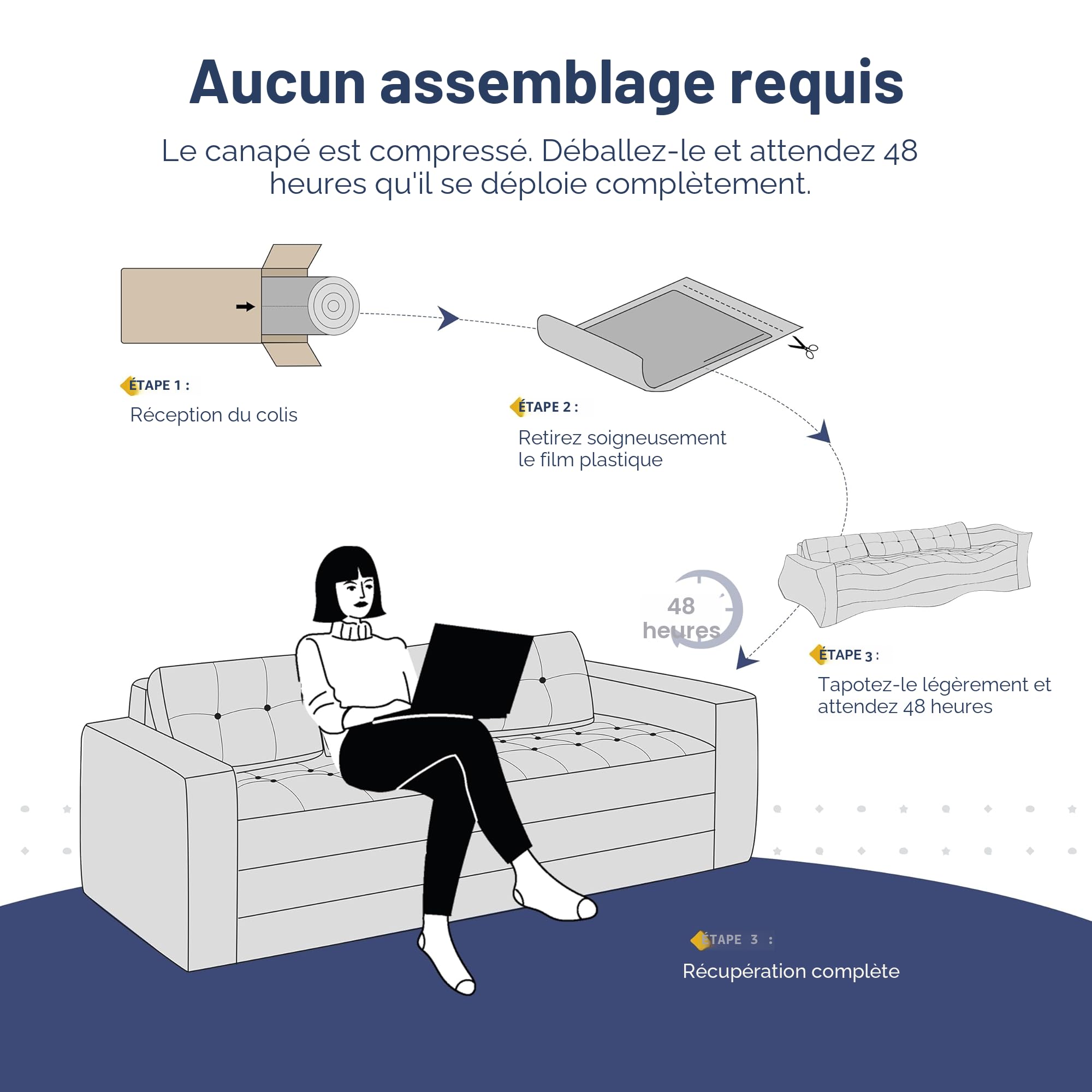MAXYOYO Canapé-Lit de 190 cm de Large avec Coussin, 2 en 1, Pliable, en Velours, 3 Places, avec Fonction Sommeil, Surface de Couchage 101 x 196 cm, pour Salon, Chambre à Coucher, Salon