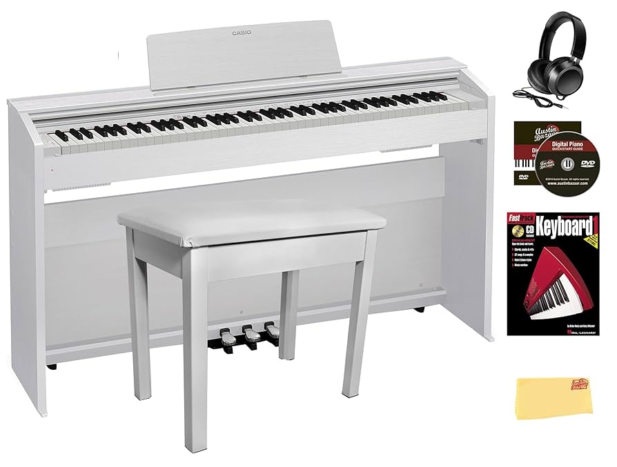 Amazon.com: Casio Privia PX-870 Digital Piano - White Bundle
