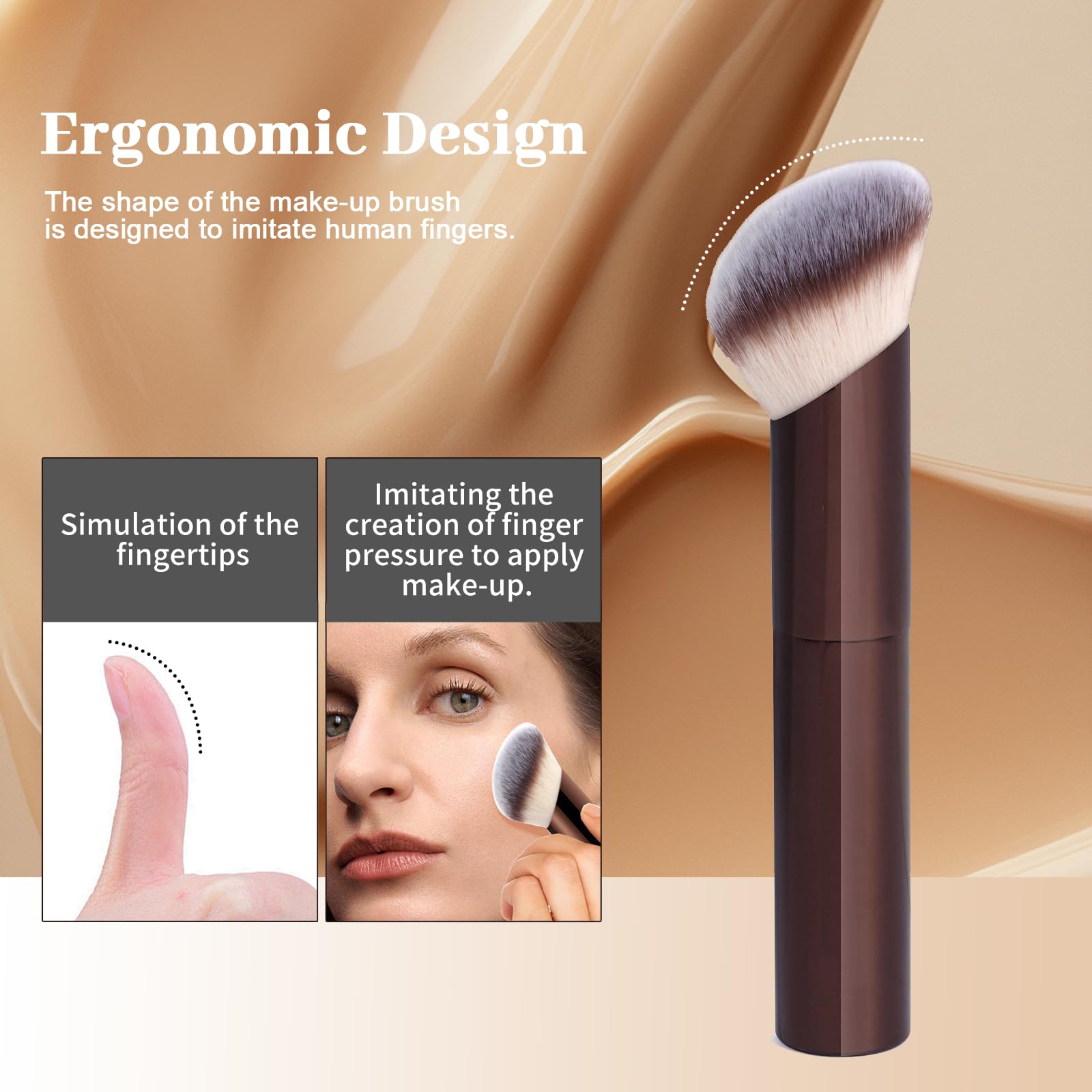 20 Piezas Brochas de Maquillaje, Brochas de Maquillaje Profesional, Juego de Brochas Profesionales, Incluye Brocha de Rubor y Sombra de Ojos, para Maquillaje Diario y Uso Profesional