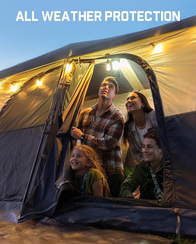 Carpa Familiar Instantánea FanttikOutdoor Zeta C10 Apex para 10 Personas miniatura 5