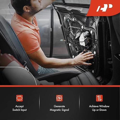 Miniatura 5 de Motor de elevación de ventana A-Premium (6 pines) Compatible con modelos Toyota y Scion y Pontiac - Camry, RAV4, Corolla, Prius, Tacoma, Highlander,