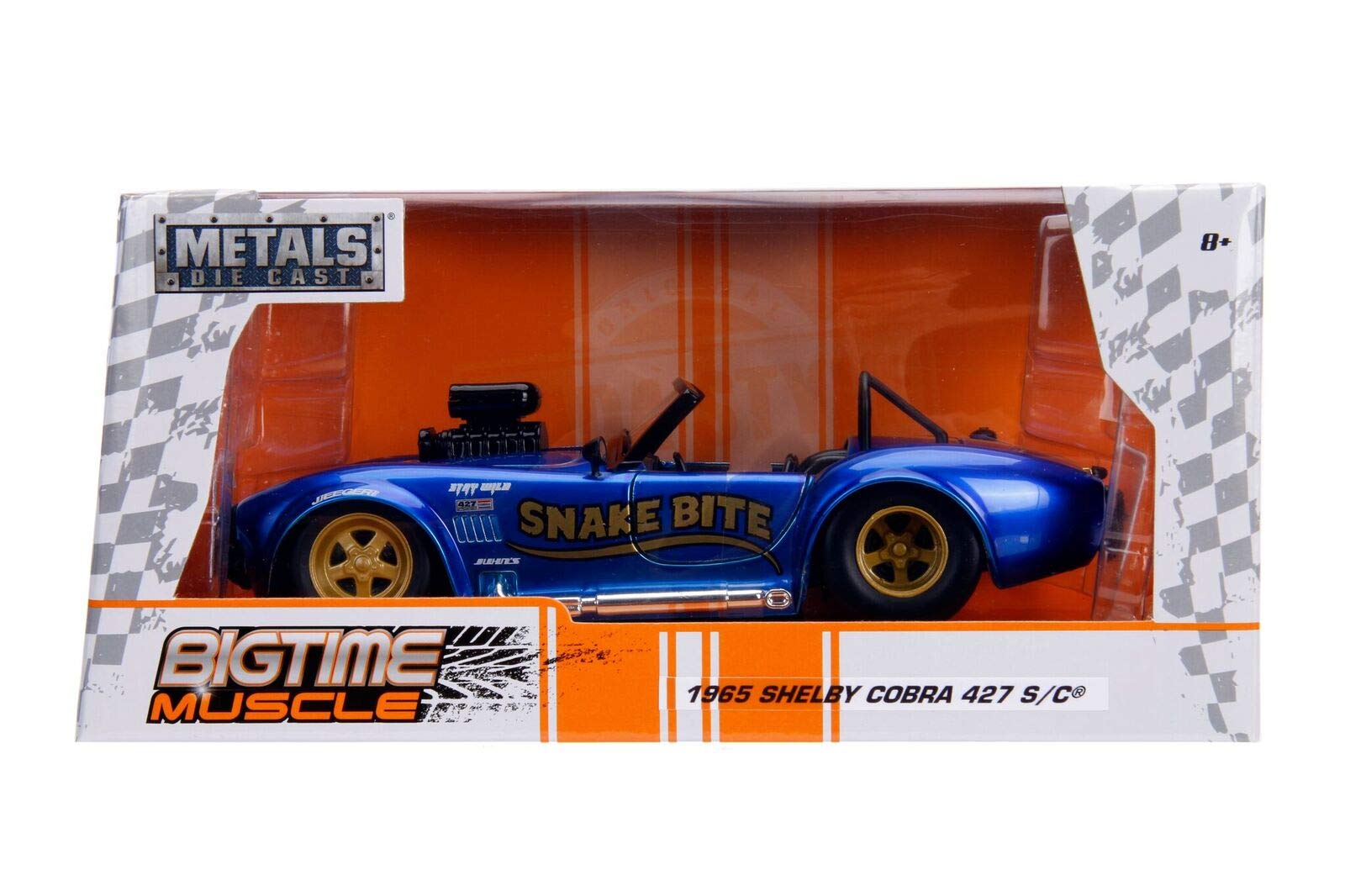Amazon.com: Jada Toys 1965 Shelby Cobra 427 S/C Candy Blue with
