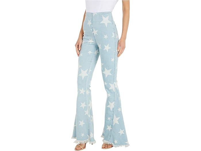 show me your mumu star bell bottom jeans