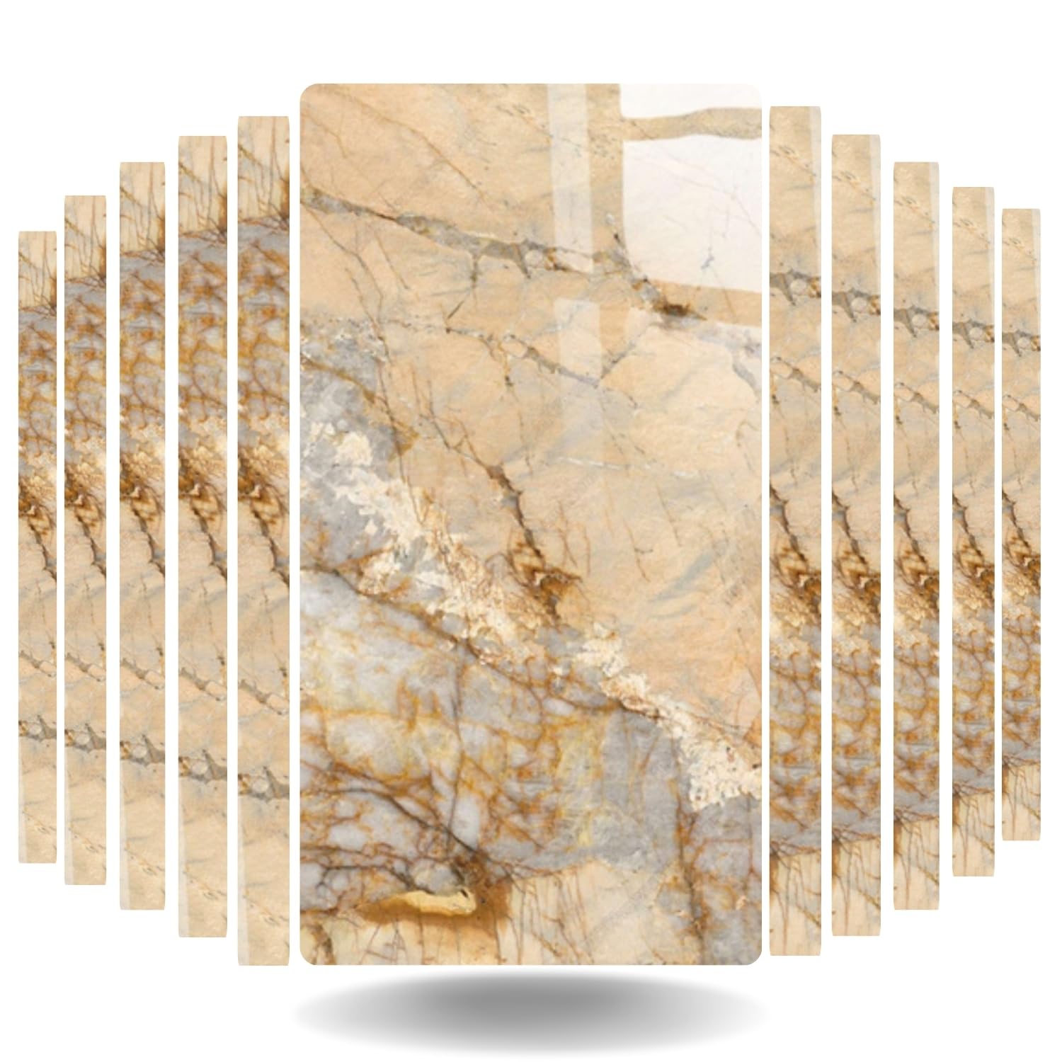 ANNA CREATIONS Self-Adhesive Brown Marble PE Foam Wall Stickers Wall Panel (30 x 60 cm, Set of 20 Pc) (B0CZHXM6K6) Amazon Price History, Amazon Price Tracker