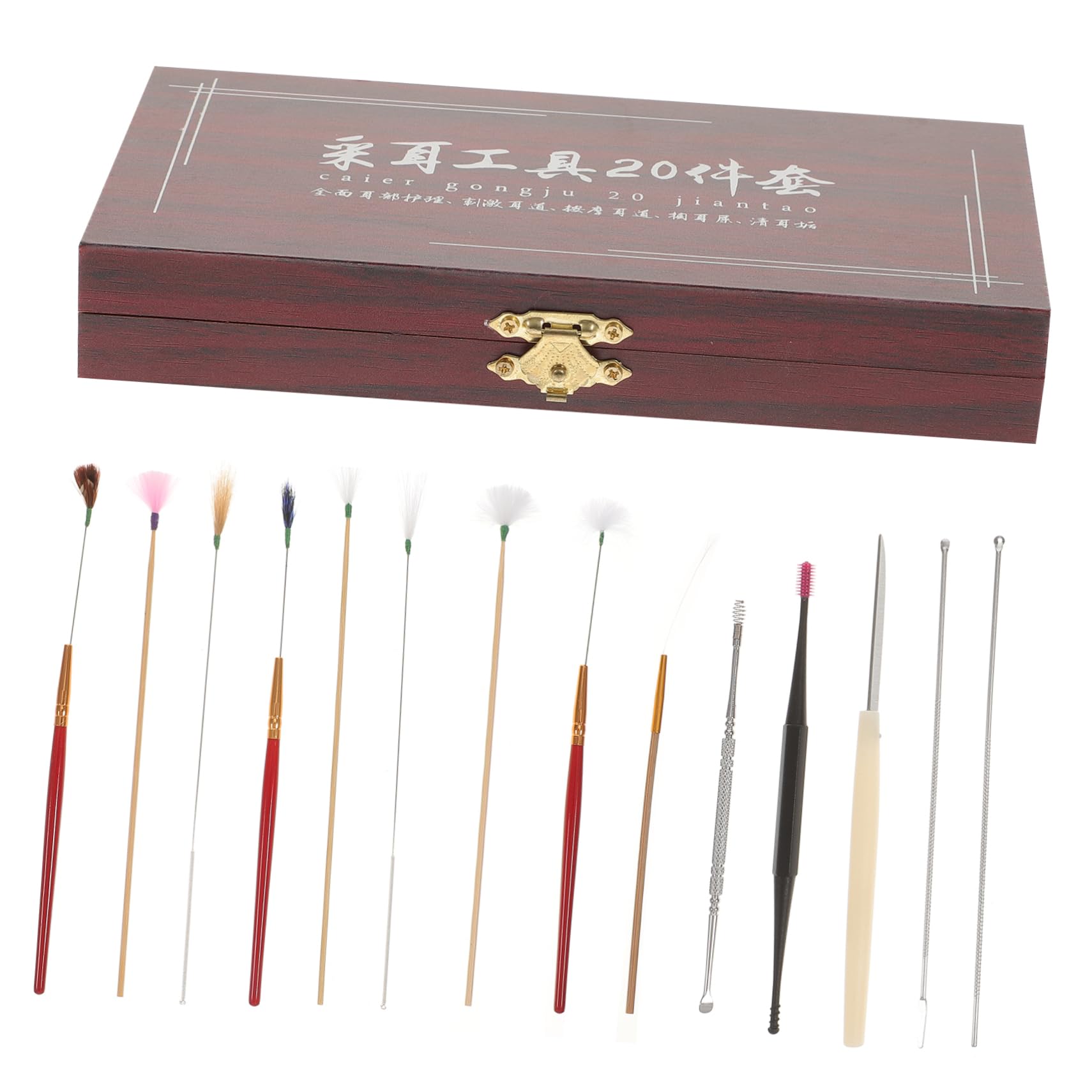 VALICLUD Ear Wax Pickers Ear Cleaning Tools Earwax Removal Spoons Earwax Cleaning Sticks Health Care Kit