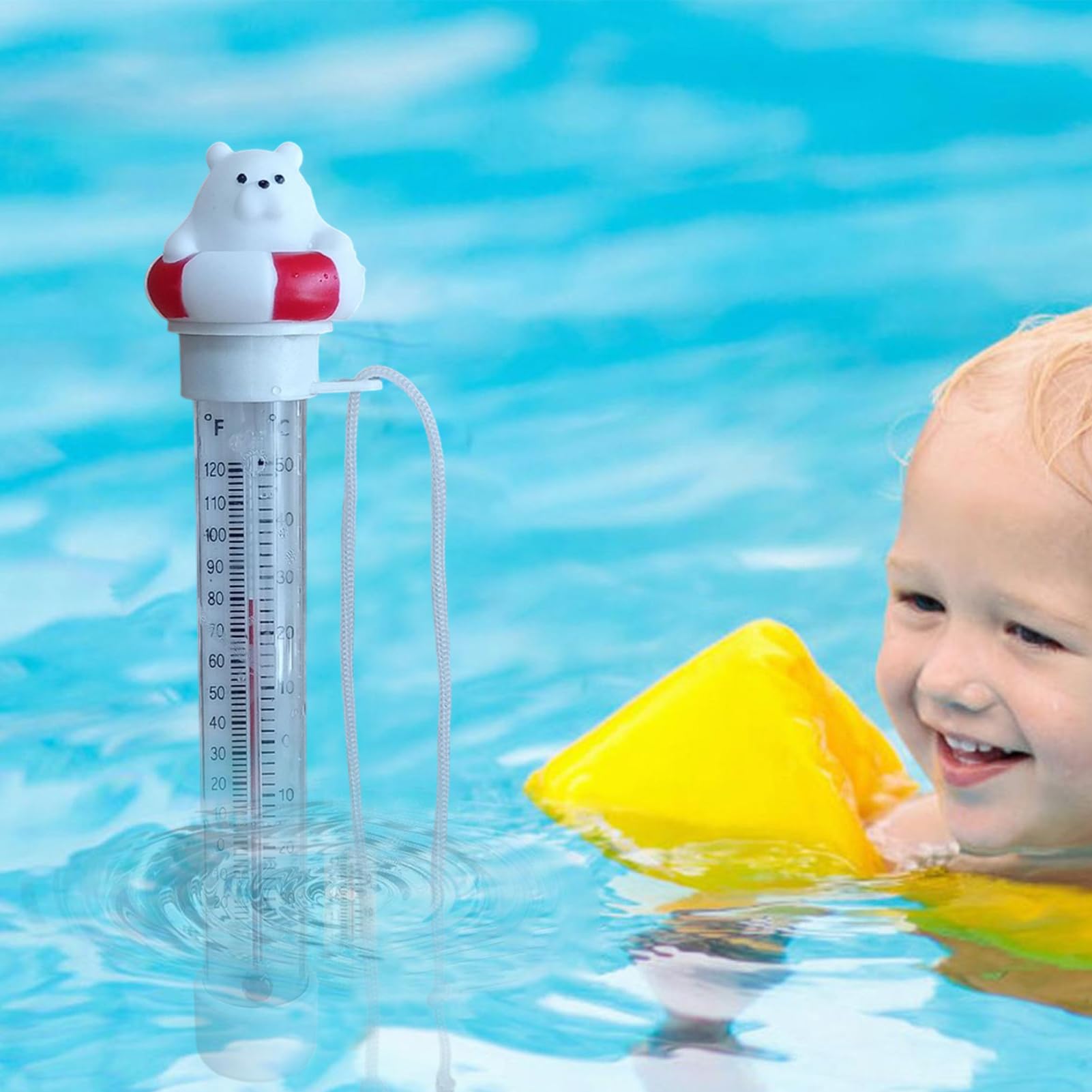 Termometro piscina Precisione Facile Lettura Impermeabile | Termometro Acqua per Idromassaggio Per vasca idromassaggio spa laghetto acquario interno ed esterno giardino cortile casa