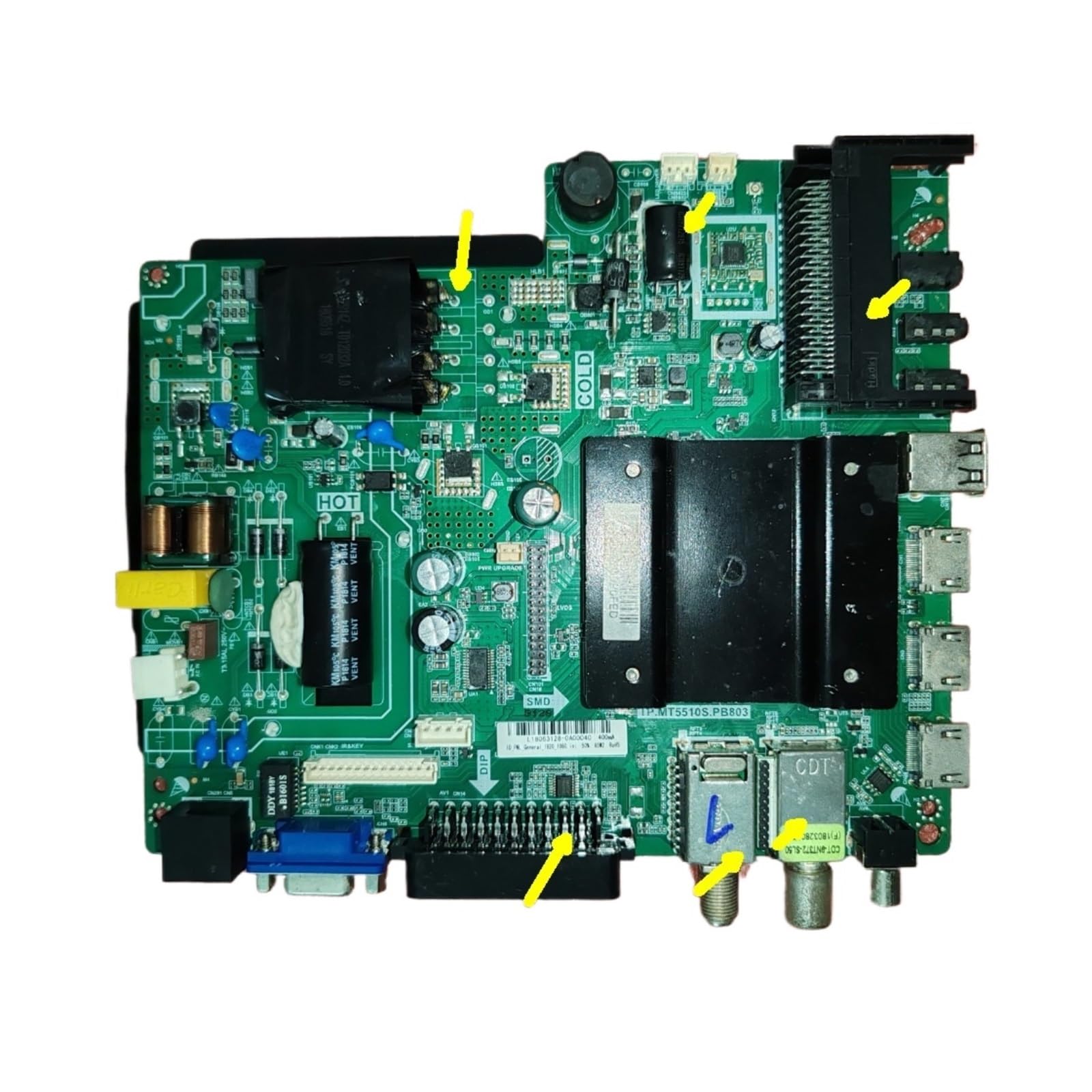 Carte TP.MT5510S.PB803 Smart TV WiFi platine trois en un 72v 300ma