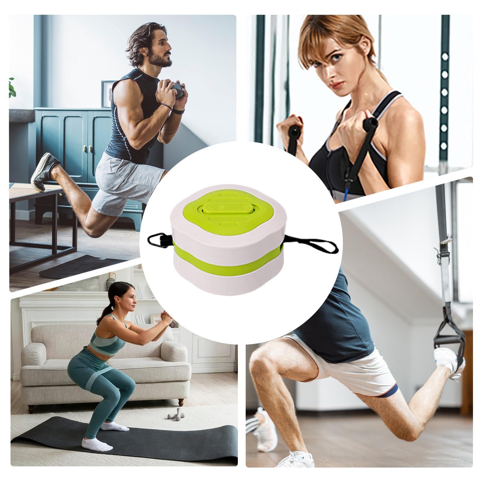 Fasce elastiche con maniglie, elastiche portatili, per allenatore di armi e stretching, flessibile Forearm Trainer, allenamento per adulti, donne, uomini, fitness Gear
