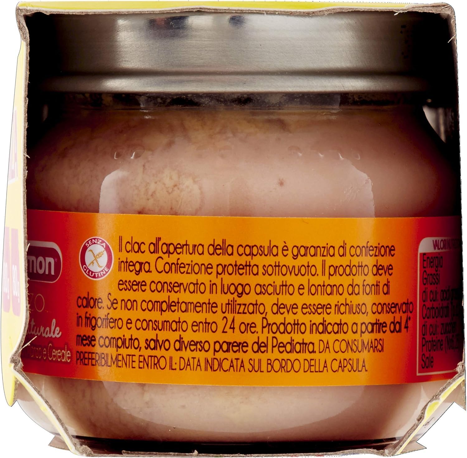 Plasmon Carne Manzo e cereale 3x (2x80g) Mit italienischem Fleisch, 100% natürlich, ohne Stärken und Räume hinzugefügt + Italian Gourmet polpa 400g