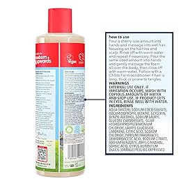 Childs Farm, Kids Hair & Body Wash for Dry, Sensitive Skin, Organic Sweet Orange, Gently Cleanses, Vegan, Cruelty-Free, 16.9 fl oz