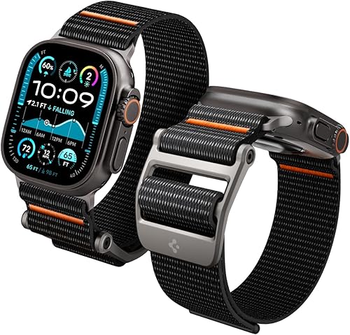Spigen DuraPro Flex Ultra - Correa ajustable para Apple Watch Ultra2Apple Watch Ultra de 1.732 pulgadas, Series 98SE276SE54321 1.772 in1.732 in1.654