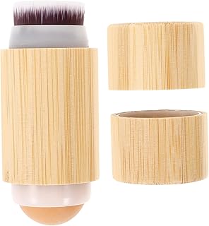 SAFIGLE Mango de maquillaje de piedra volcáni...