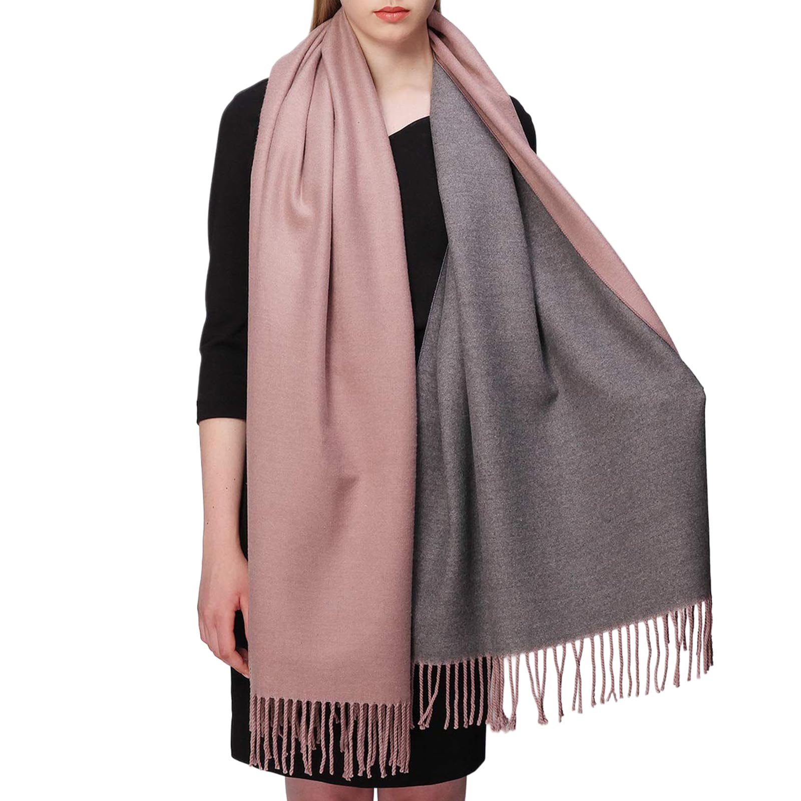 RIIQIICHY Sciarpa Regalo Donna Invernale Pashmina Scialle Caldo Sciarpone Inverno Stola Elegante