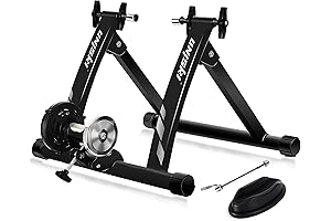 Indoor Exercise Stationary Bicycle Bike Trainer Stand with Noise Reduction