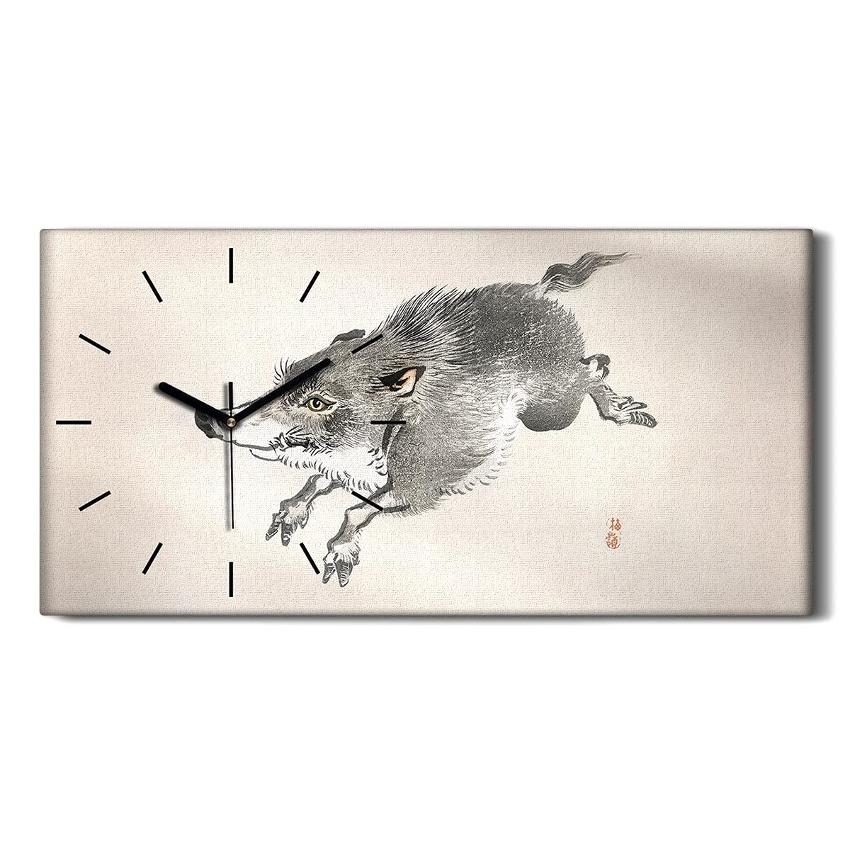 Horloge sur Toile Silencieuse Ne Pas Tic Tac pour Chambre