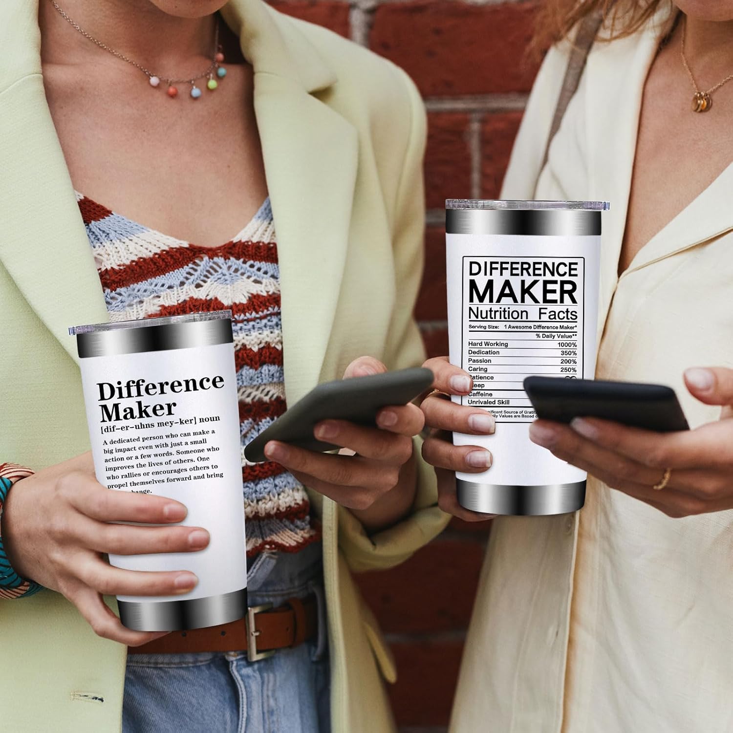 Difference Maker Gift - Christmas Gifts for Women, Men - Thank You, Appreciation Gift for Coworker, Teacher, Boss, Leader, Employee - 20oz Difference Maker Tumbler - Image 6