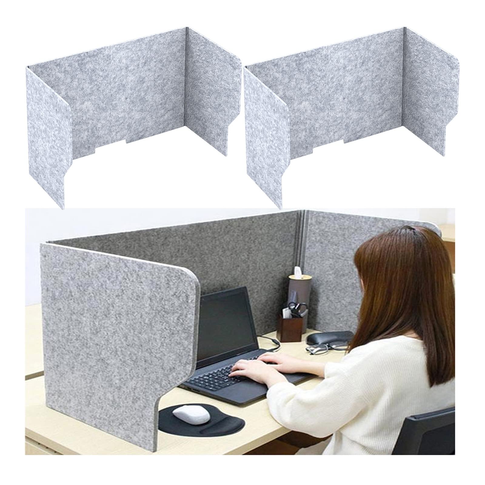 フェルメノン 防音/吸音ブース デスクパーテーション 防音 パーテーション フェルメノン Felmenon 卓上型l吸音集中