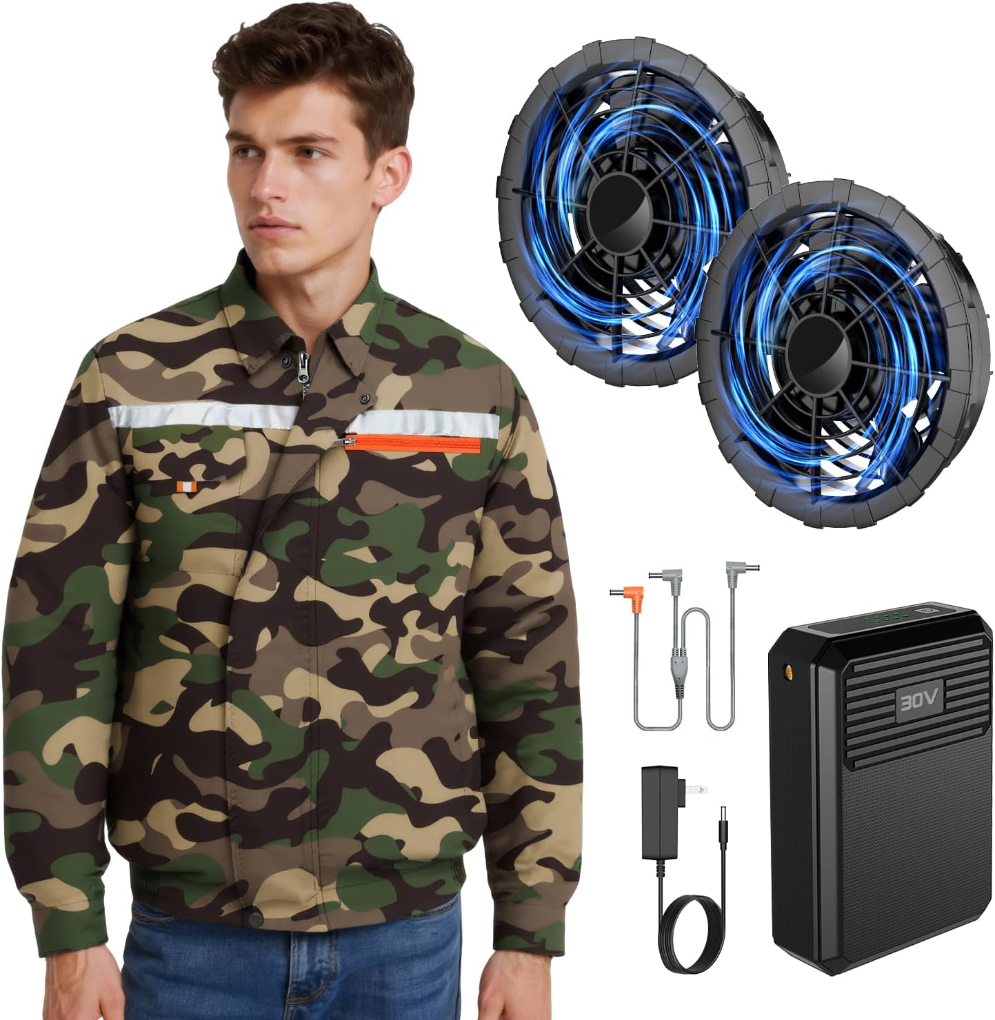 Amazon.co.jp: [THOUSTA] 空調作業服 ファンバッテリーセット 【2025