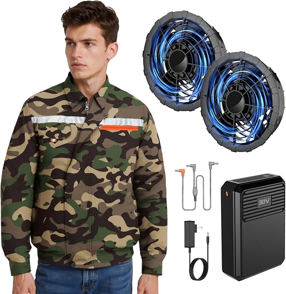 Amazon.co.jp: [THOUSTA] 空調作業服 ファンバッテリーセット 【2025