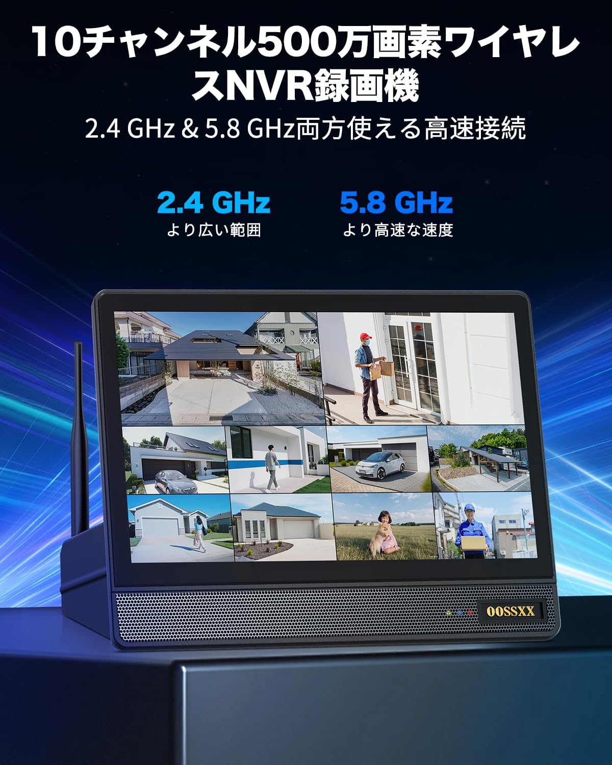 Amazon.co.jp: 【2.4G/5G対応・双方向通話・デュアルレンズ】OOSSXX