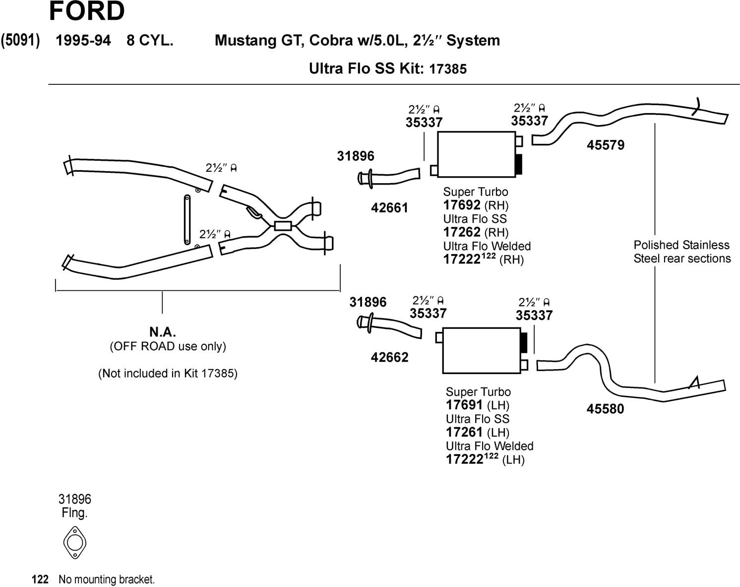 Dynomax 45579 Exhaust Tail Pipe