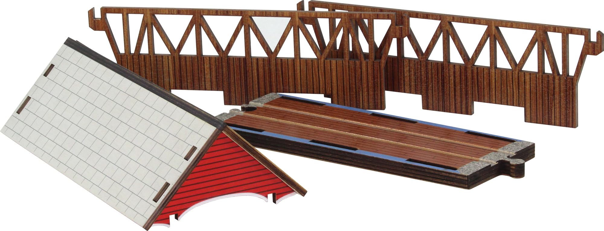 NameTrains Take Apart Covered Bridge - Made in USA