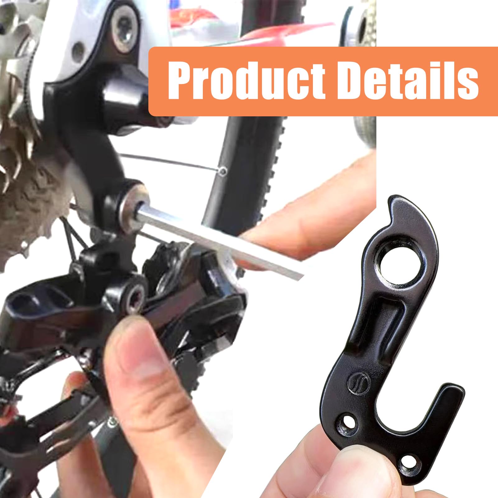 Mechanische derailer haak fiets achterhaak metalen achterderailer haak