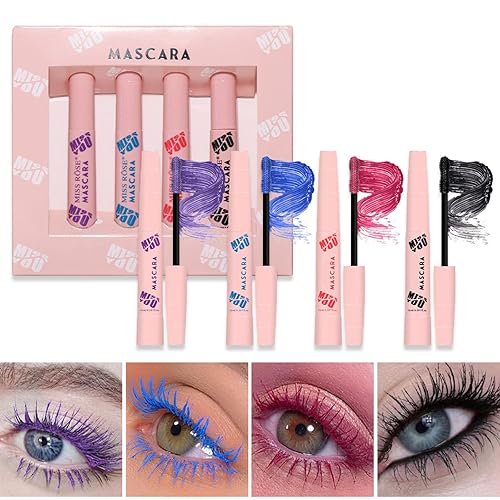 Miniatura 3 de FantasyDay - Máscara de pestañas sensacional de larga duración, a prueba de manchas, 4 unidades, 0.39 onzas líquidas, lavable, voluminizadora,