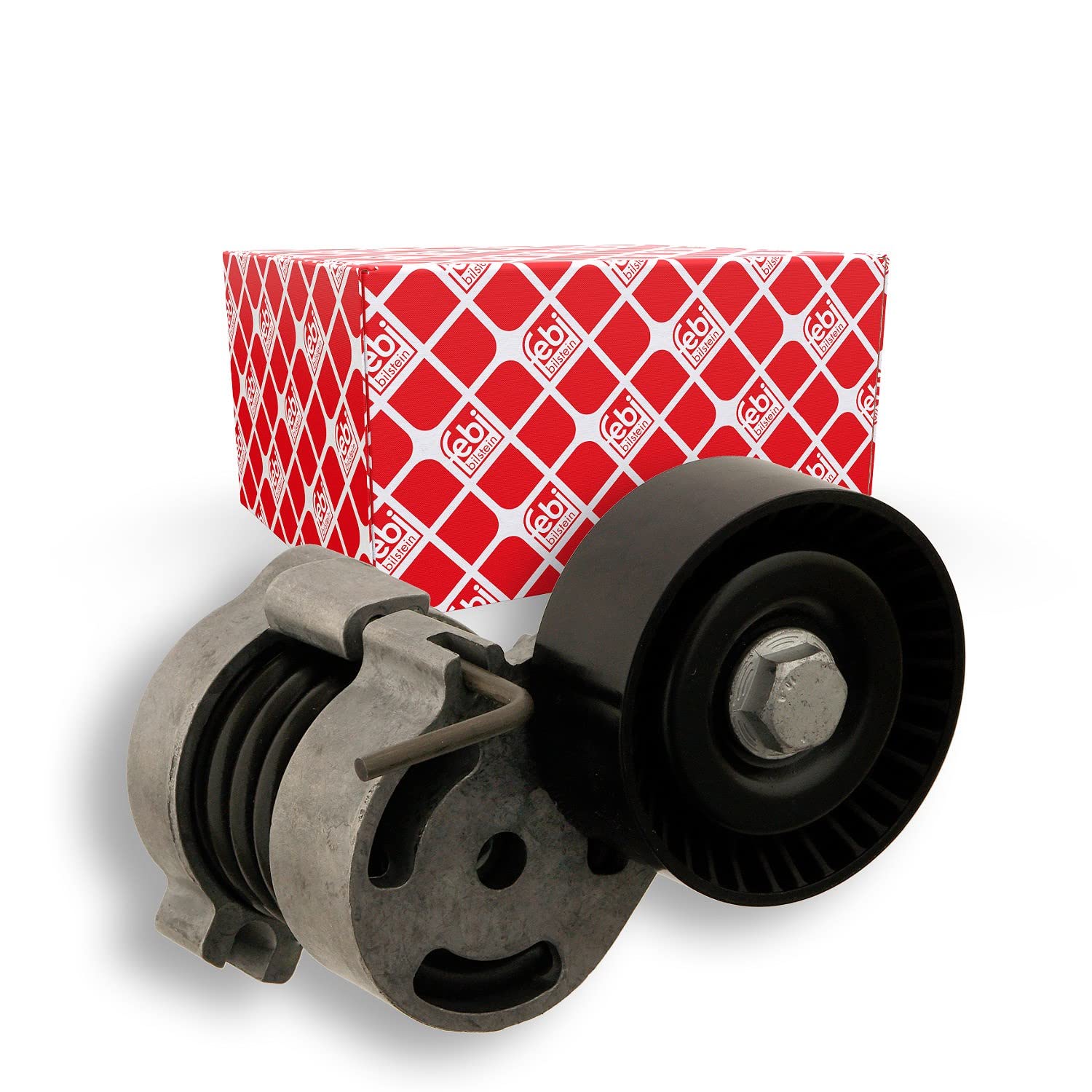 febi bilstein 30121 Tensioner Assembly for auxiliary belt, pack of one