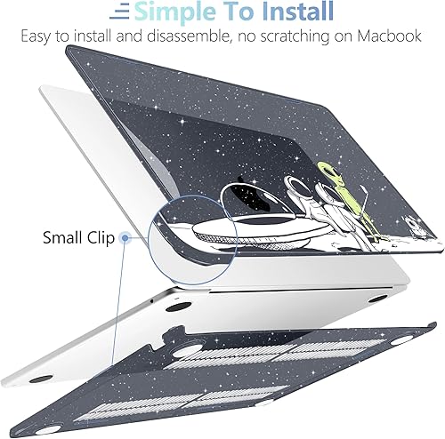 Miniatura 4 de MEEgoodo Funda para MacBook Air de 15 pulgadas M4M3M2 2025 2024 2023, funda compatible con el modelo (A3241A3114A2941) para MacBook Air de 15