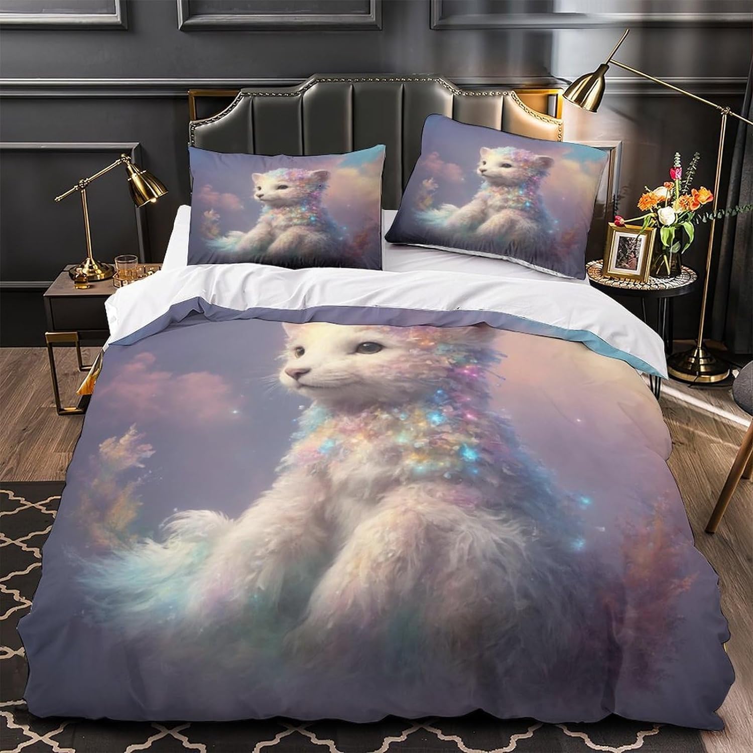 Parure de Lit 200x200 Renard Blanc pour Créer une Ambiance Cosy et Chaleureuse