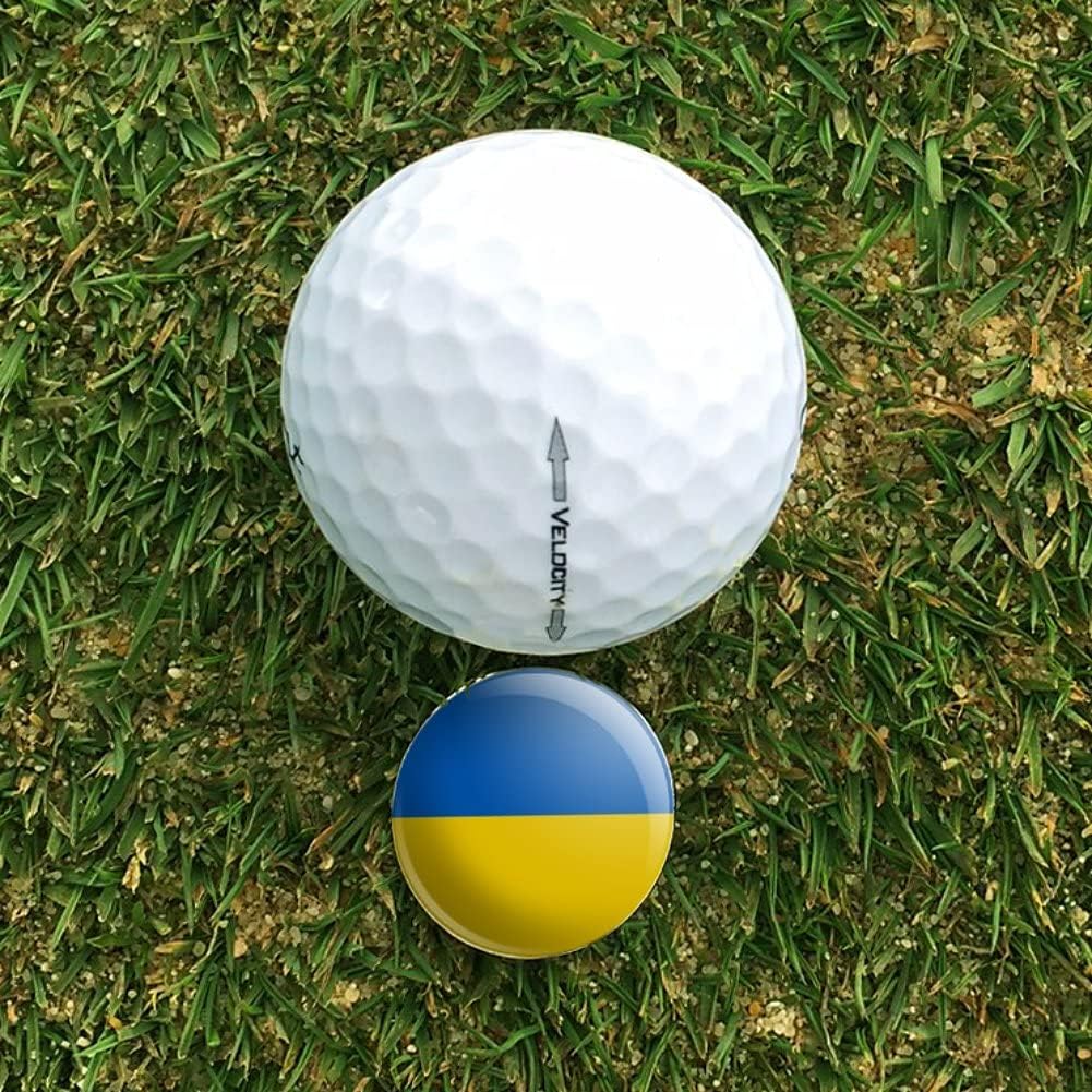 review GRAPHICS & MORE Ukraine Country Flag Golf Hat Clip with Magnetic Ball Marker