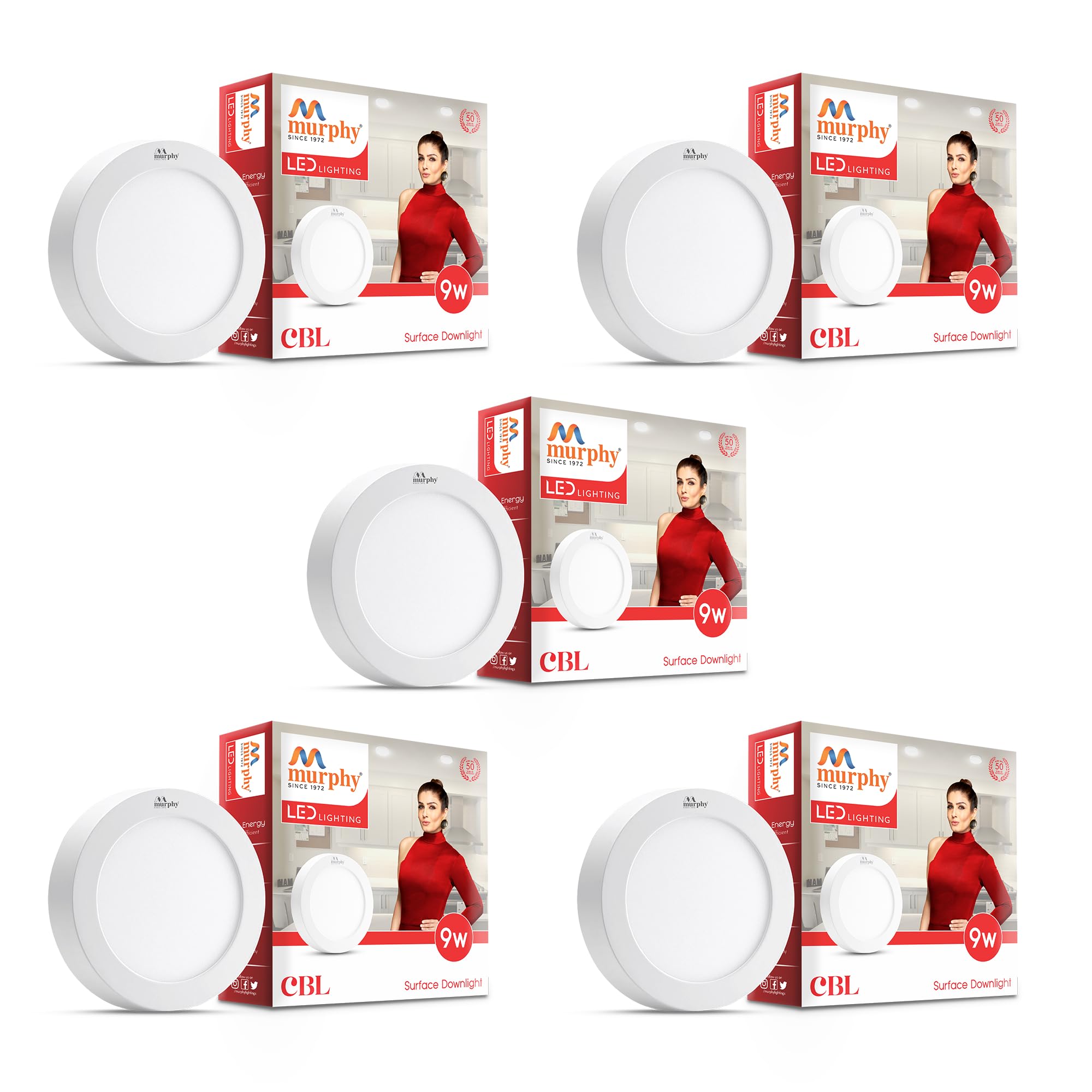 Murphy LED Down Lights - 4 Pack, Natural White -18
