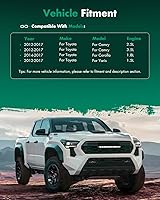 Vista 7 de SCITOO Espejo retrovisor lateral del pasajero para 2012-2015 2016 2017 para Toyota Camry 2015 Corolla 2014-2017 para Yaris Espejo retrovisor cromado