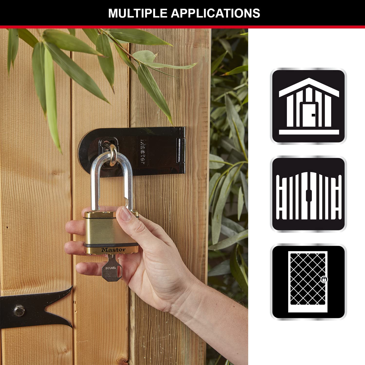 Amazon.co.jp: MASTER LOCK(マスターロック) 高耐久 南京錠