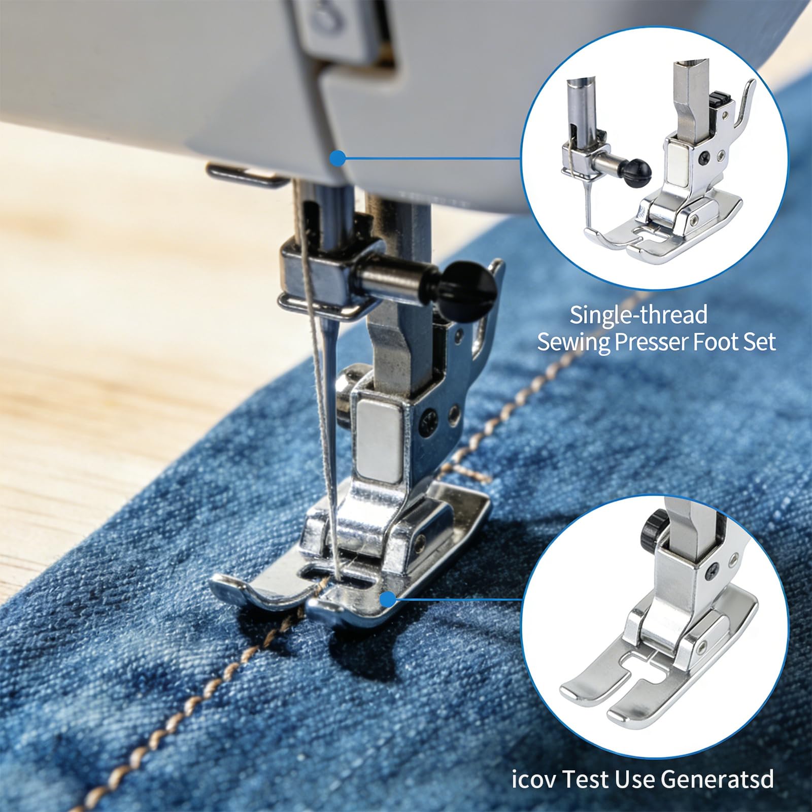 Lot de 62 Pieds Presseurs pour Machine à Coudre, Pièces De Machine à Coudre Multifonctionnelles pour Brother, Babylock, Singer, Elna, Toyota
