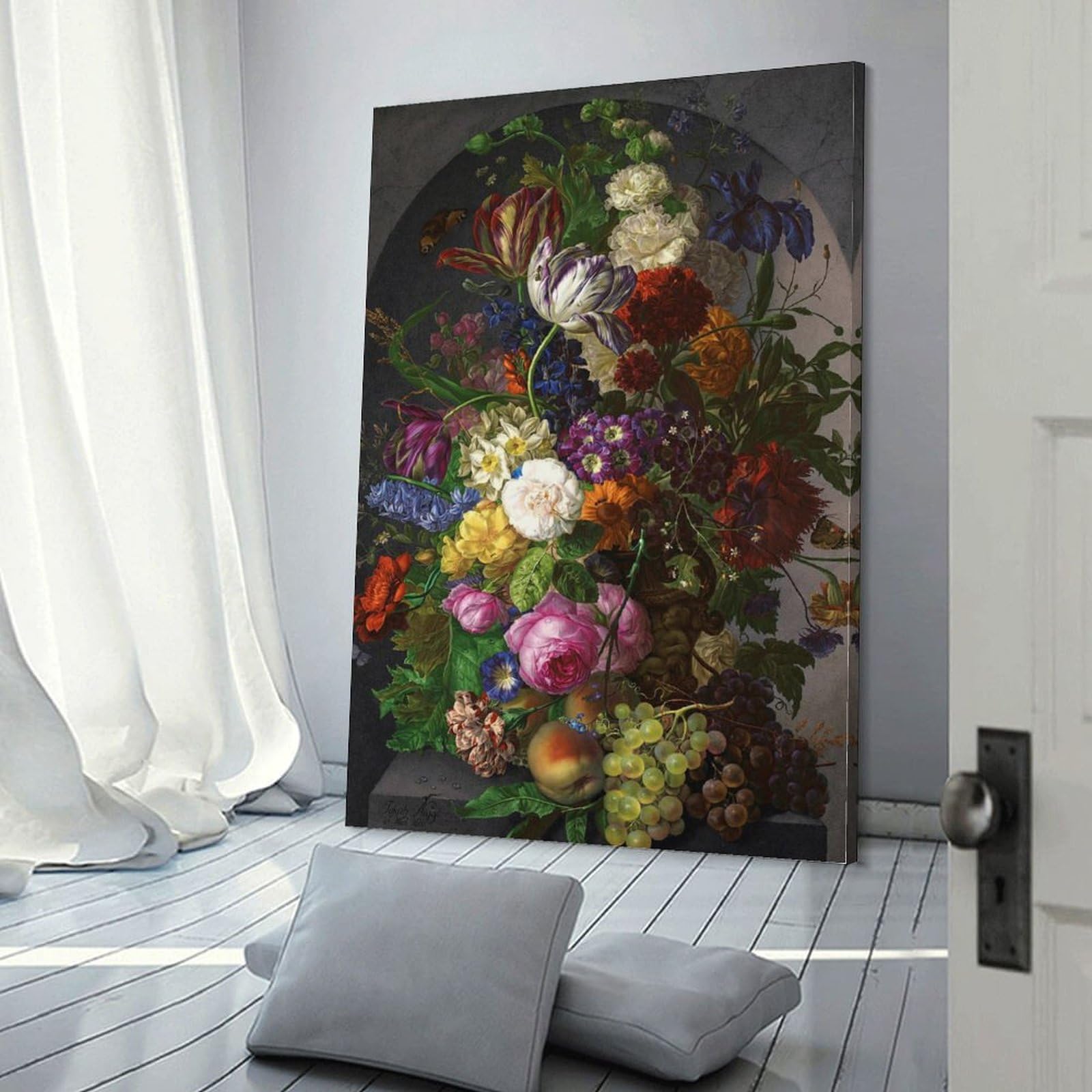 Amazon.com: Joseph Nigg,Porcelain Painting Still Life of Flowers