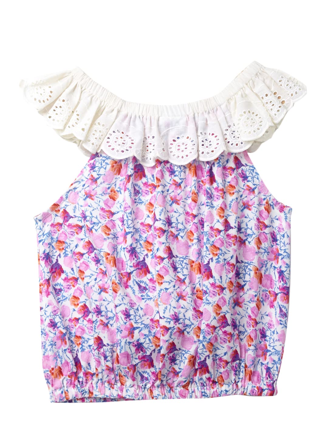 CuB McPAWS be curious Girl's Top (GW21TOP27AMul_11-12Y_Multicolour_11 Years-12 Years) 1