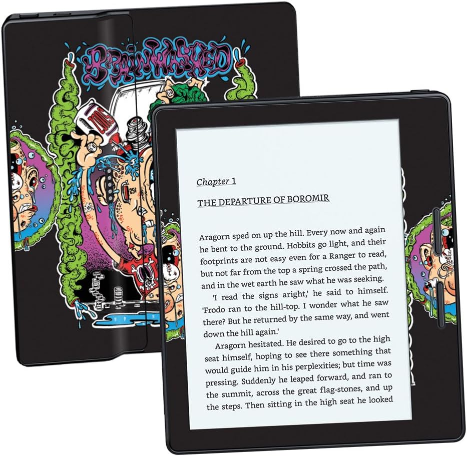MightySkins Skin Compatible with Amazon Kindle Oasis 6" (8th Gen) - Brainwashed | Protective, Durable, and Unique Vinyl Decal wrap Cover | Easy to Apply, Remove, and Change Styles | Made in The USA