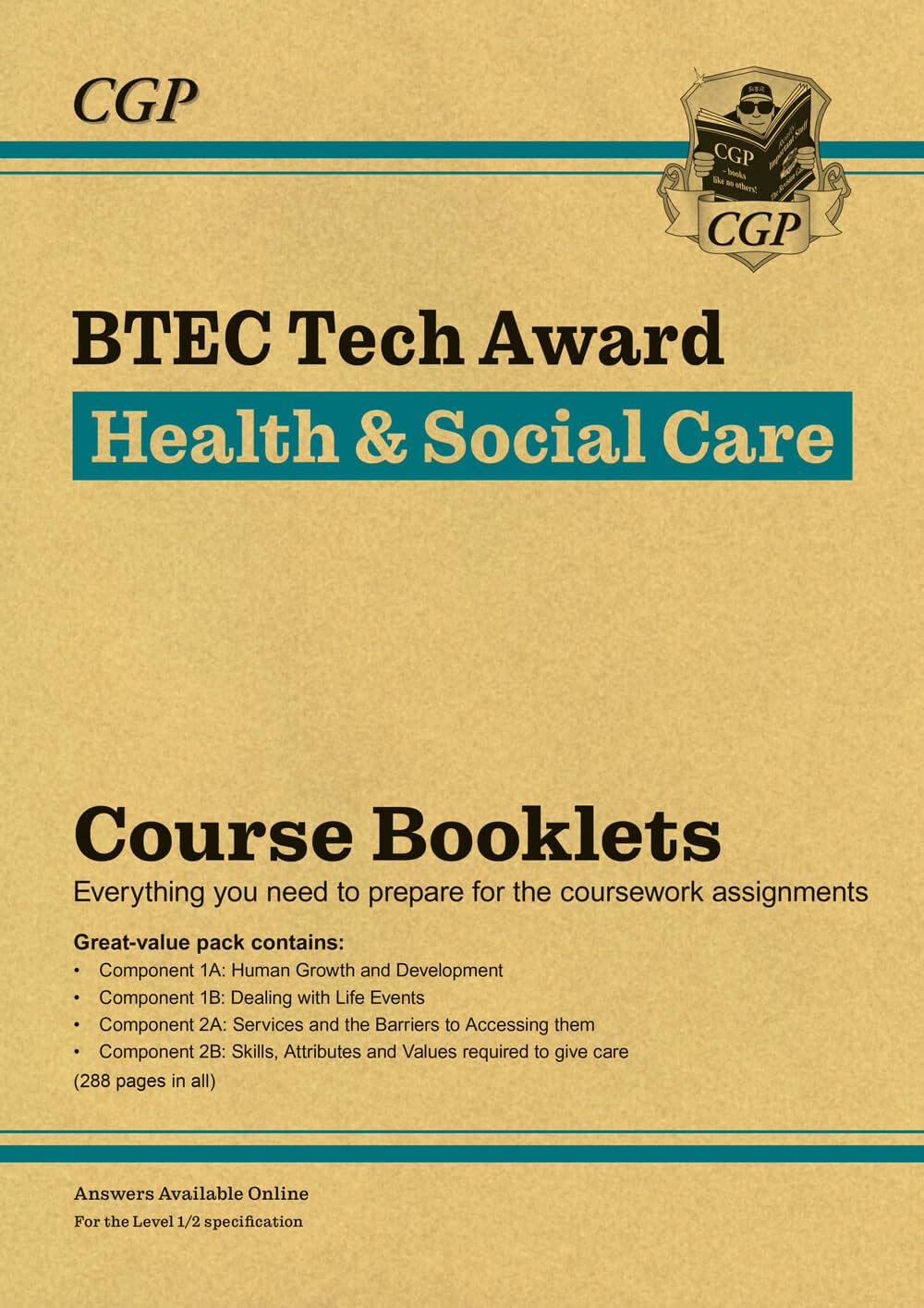 BTEC Tech Award in Health & Social Care: Course Booklets Pack (CGP BTEC Tech Awards)