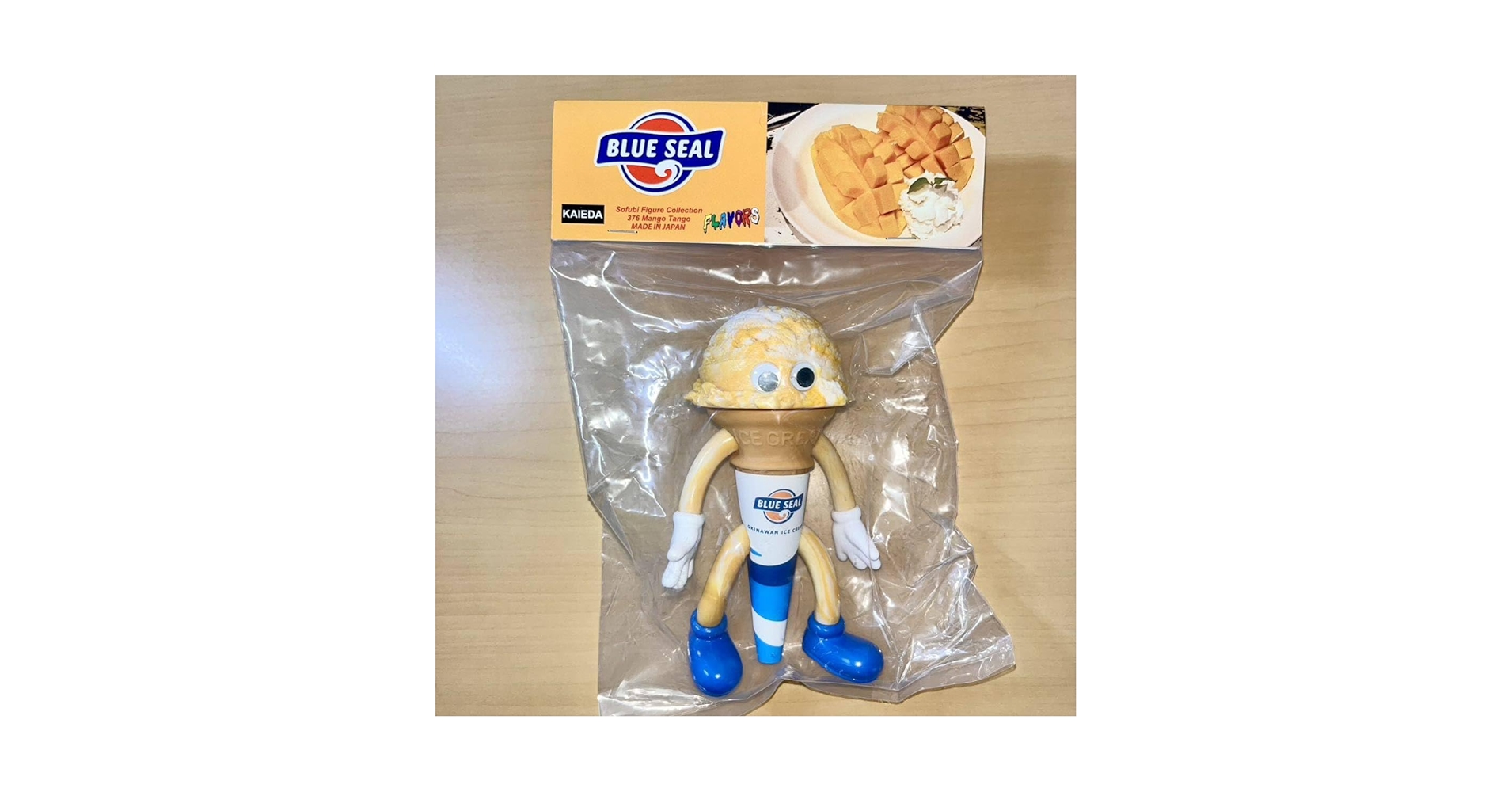 フレーバーズ　FLAVORS　ブルーシール　マンゴタンゴ　 ソフビ Amazon.co.jp: KAIEDA マンゴタンゴ フレーバーズ ブルーシール アイス