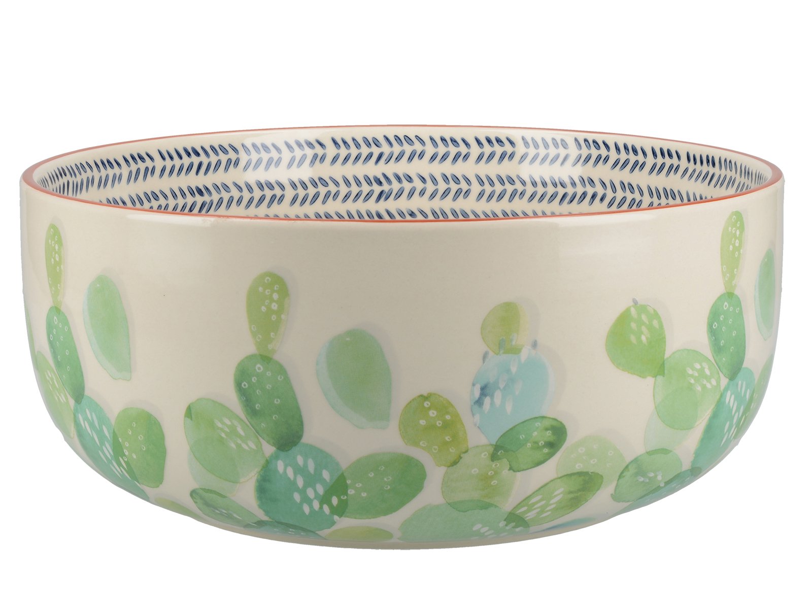 Mikasa“Drift” Hand-Decorated Ceramic Salad Bowl by Creative Tops, 24 cm (9½ Inch)