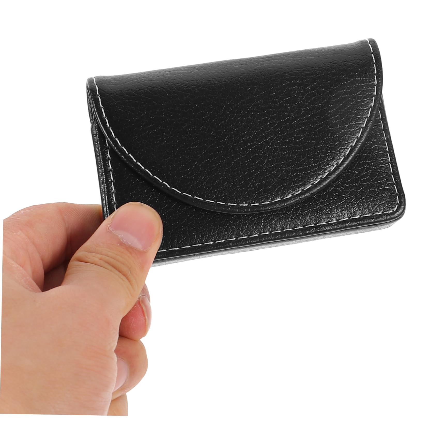 Housoutil Outdoor Cards Holder Travel Business Card Pocket Item Wallet Card Holder Case Cards Pouch Elegant Slots Holders Men Business Cards Portable Cards Holder Leather